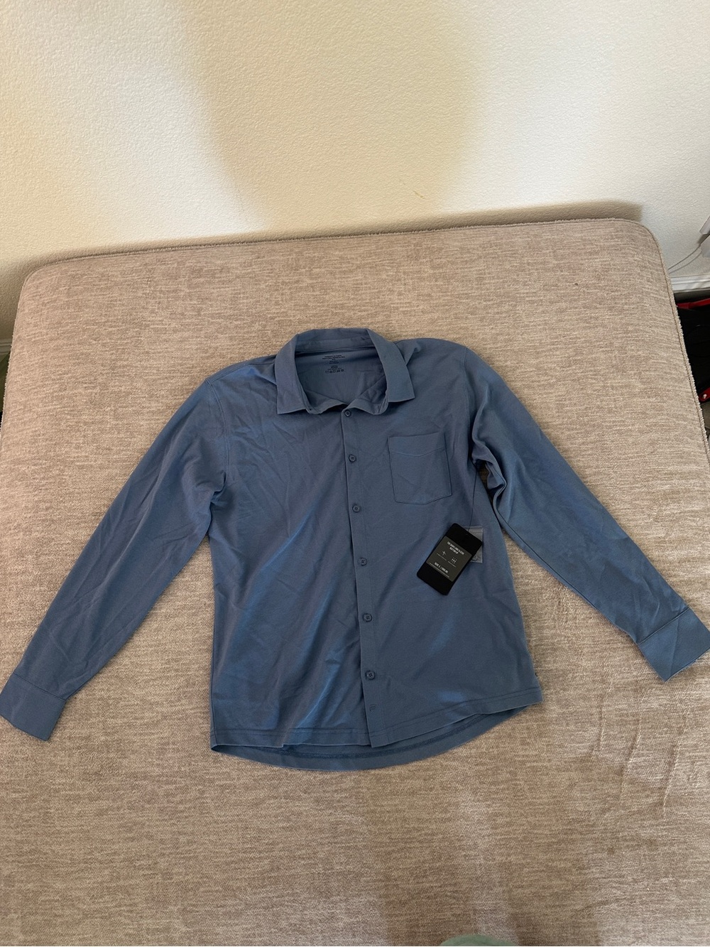 Fabletics The Dash Men's Long-Sleeve Button-Up Shirt
